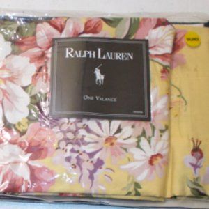 Like NEW Ralph Lauren Brooke Sophie Valance 84" x 17" French Country 4 AVL b